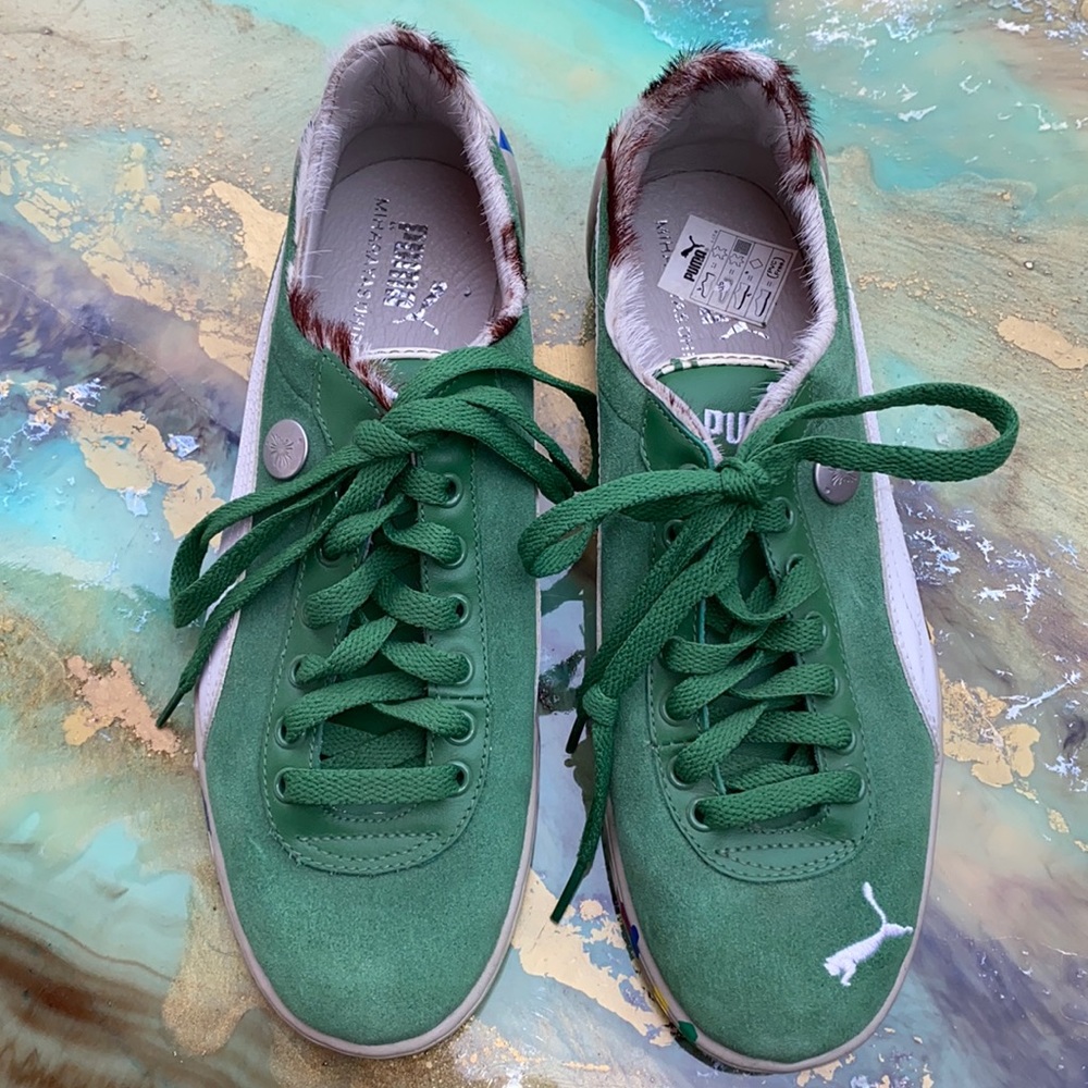 Puma Limited Edition Mihara Yasuhiro Calf Hair Sneakers - Picture 2 of 15